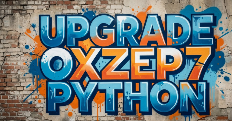 upgrade oxzep7 python