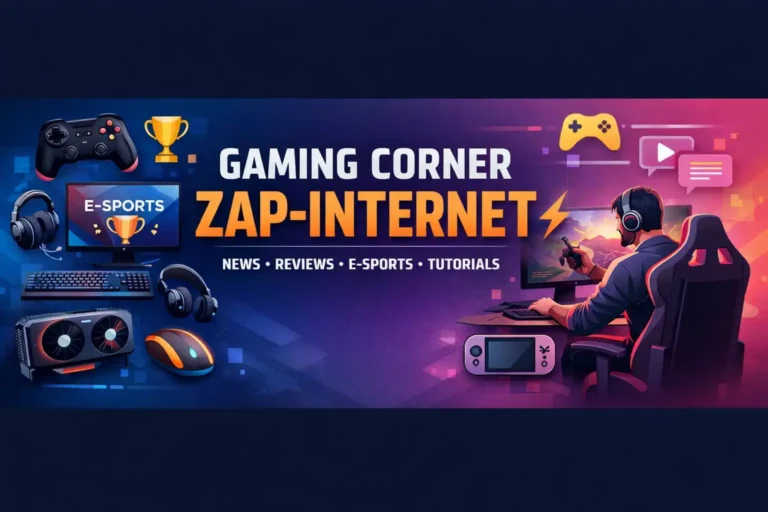 gaming corner zap-internet